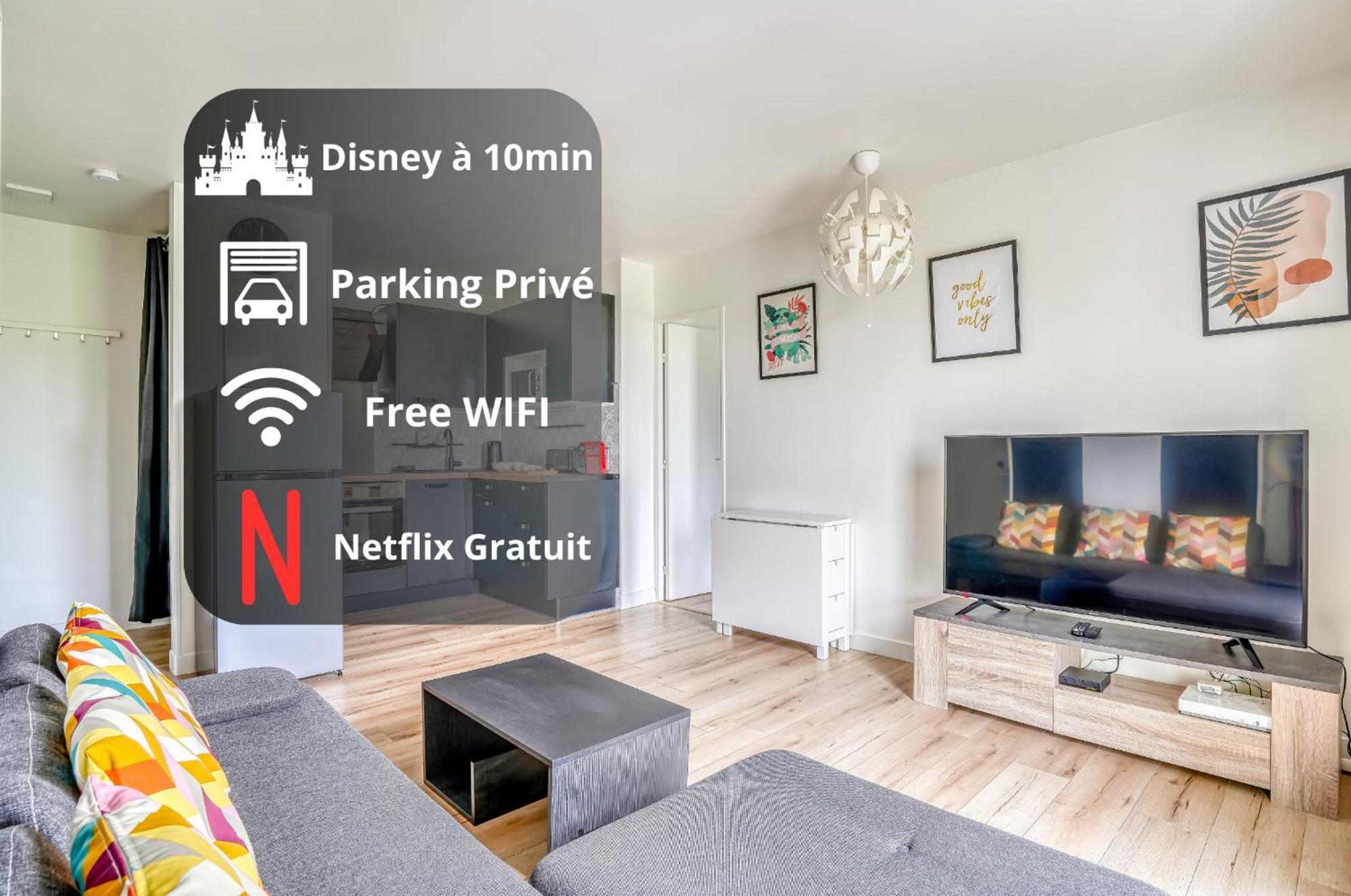 Le Convertible - Proche Disney - Parking Prive Chalifert ภายนอก รูปภาพ